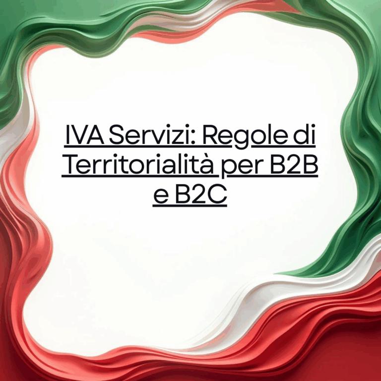 IVA Servizi Regole di Territorialità per B2B e B2C