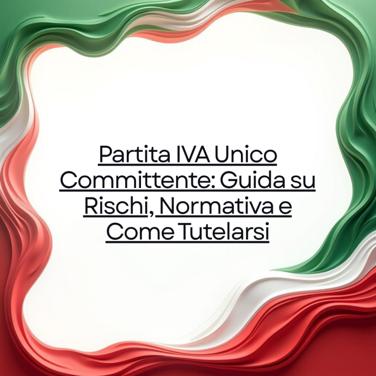 Partita IVA Unico Committente: Guida su Rischi, Normativa e Come Tutelarsi