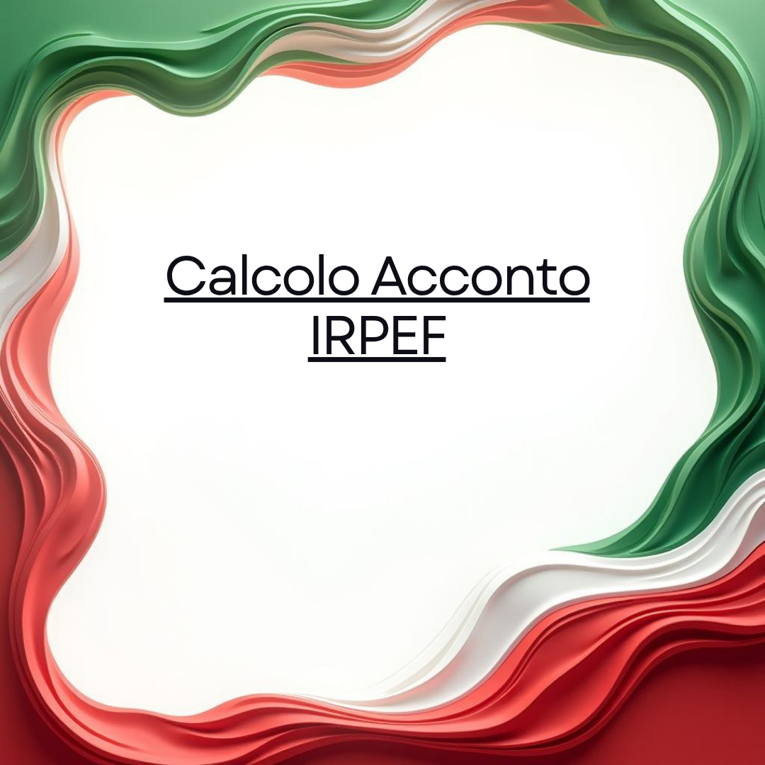 Calcolo Acconto IRPEF