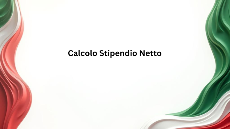 Calcolo Stipendio Netto