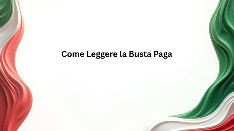 Come Leggere la Busta Paga